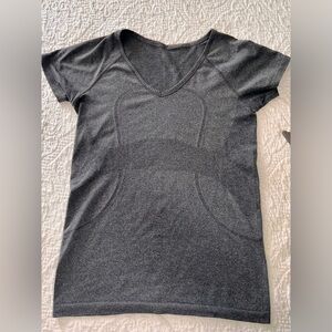 Lululemon Women's Swiftly Tech V-Neck short-sleeve running top.